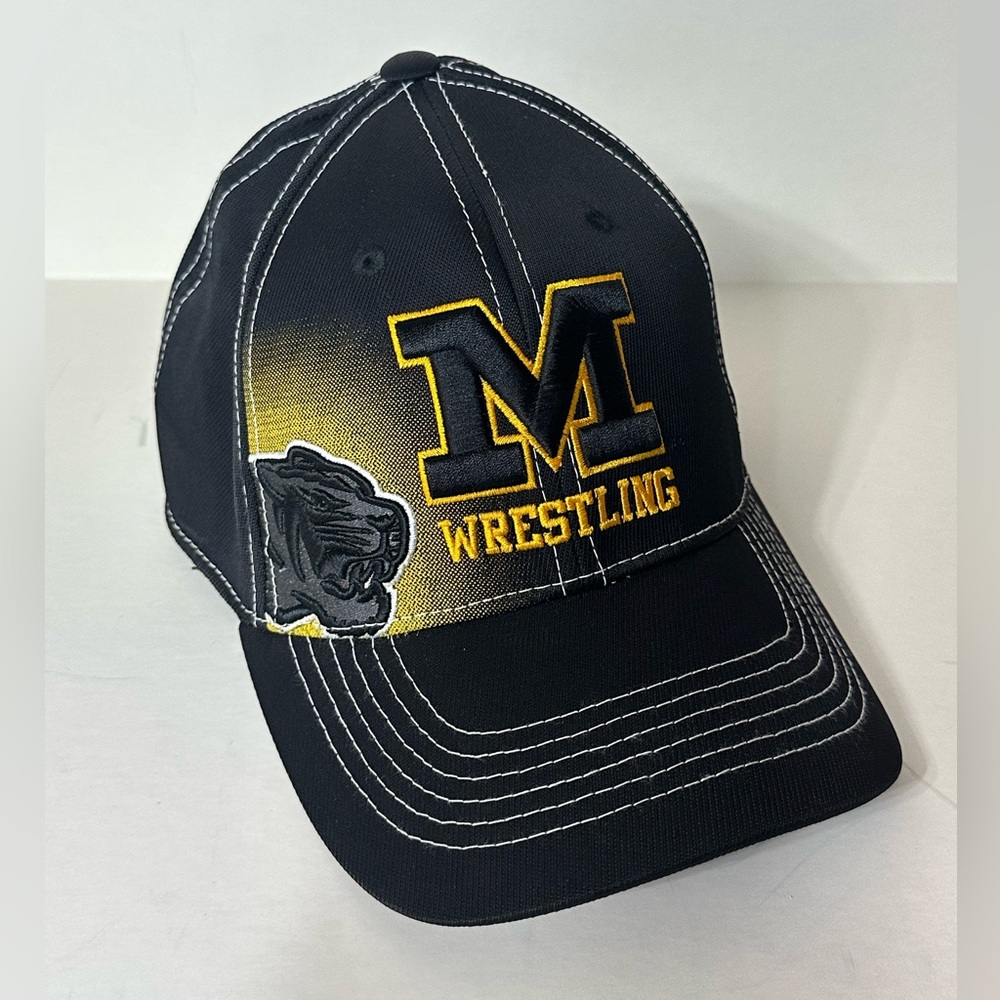 University of Missouri Mizzou Tigers WRESTLING Top of the World Black OS Hat Cap